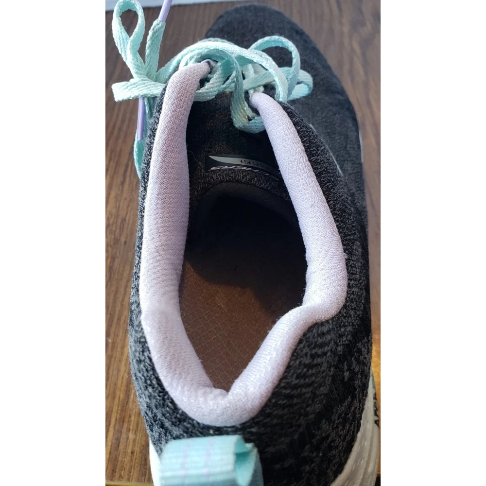Skechers Comfy Wave Woman's Arch Fit Size 11 Black Lavender Shoes - Picture 15 of 15